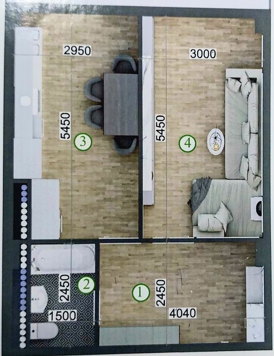 Buxoroda yangi 1 xonali kvartiralarda AKSIYA!