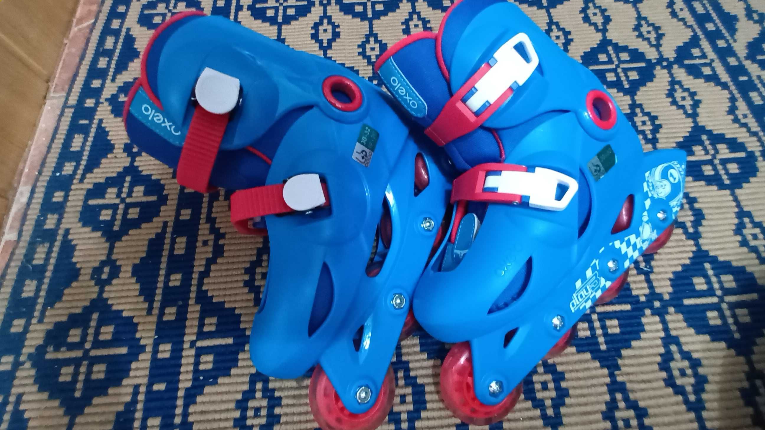 Role Oxelo albastre-roșii nr 30-32