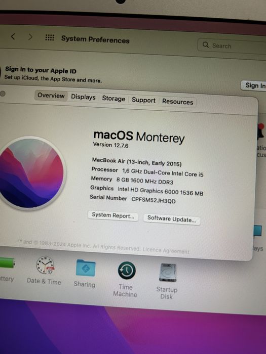 Laptop Apple Mc Book