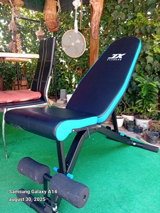 Banca de exercitii multifunctionala Fitness pentru bicepsi, spate, pic