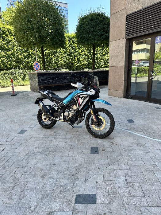 CfMoto 450MT, in garantie, crashbars, aripa inalta.