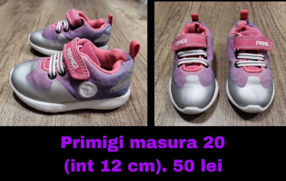 Balerini sandale adidasi fete, marimi 20 si 21