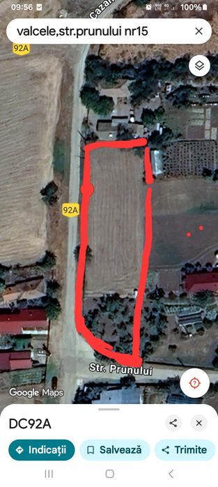 Vând teren intravilan în com. Vâlcele olt