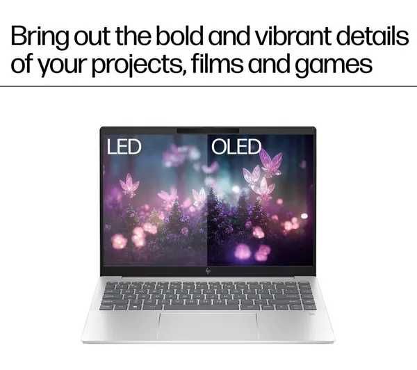 HP Pavilion Plus 14" 2.8K OLED 120Hz Ultra 7-155H 32GB LPDDR5 1TB SSD