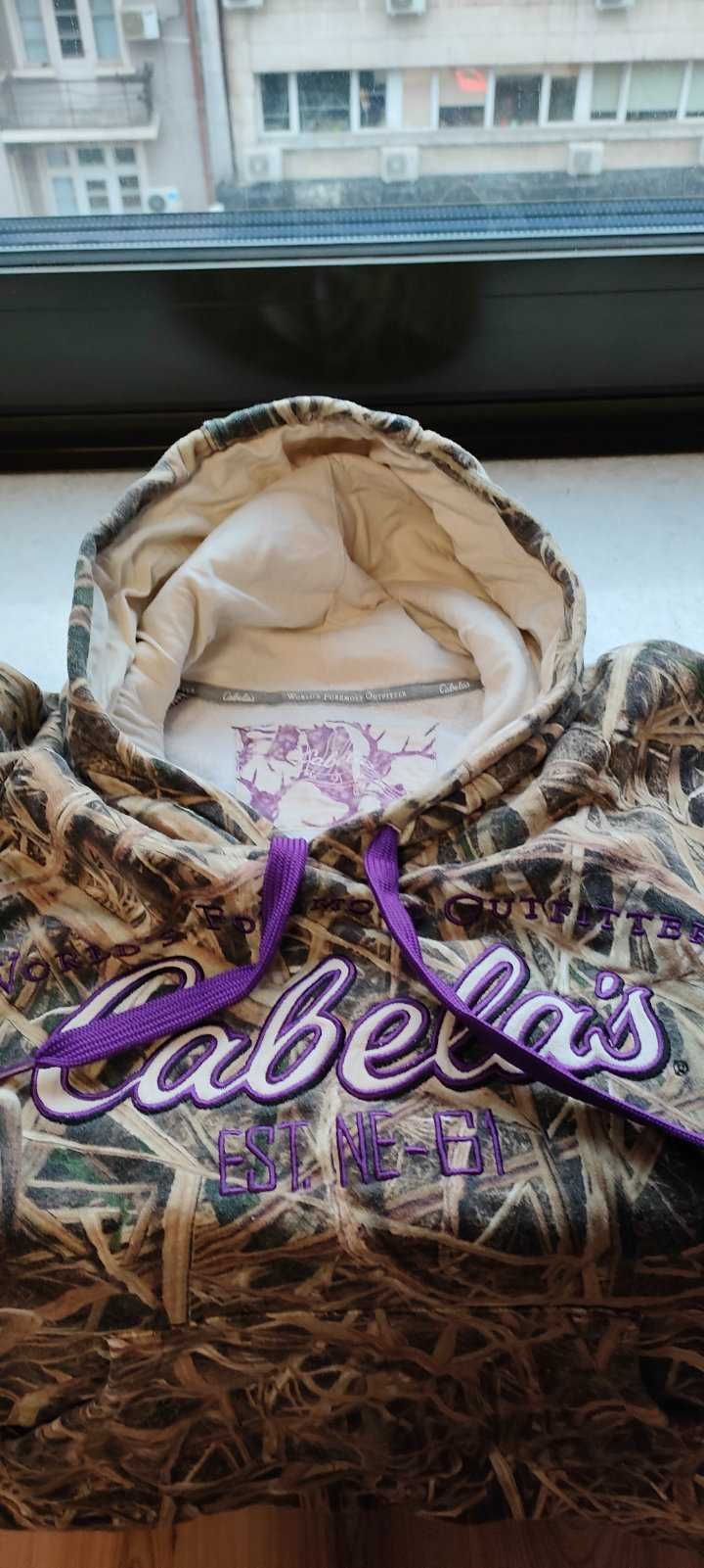 Дамски ловен камуфлажен суичър с качулка Cabelas