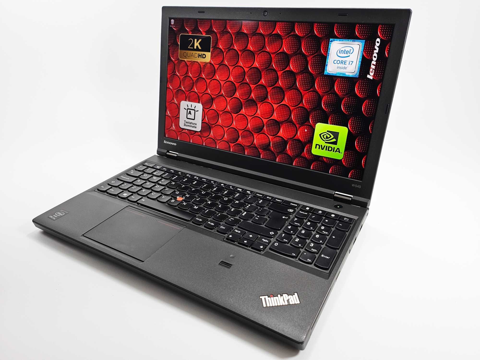 Laptop Lenovo Thinkpad Workstation i7 Ecran 2K 512 SSD Nvidia CA NOU