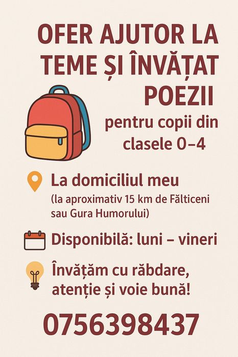 Ofer ajutor teme