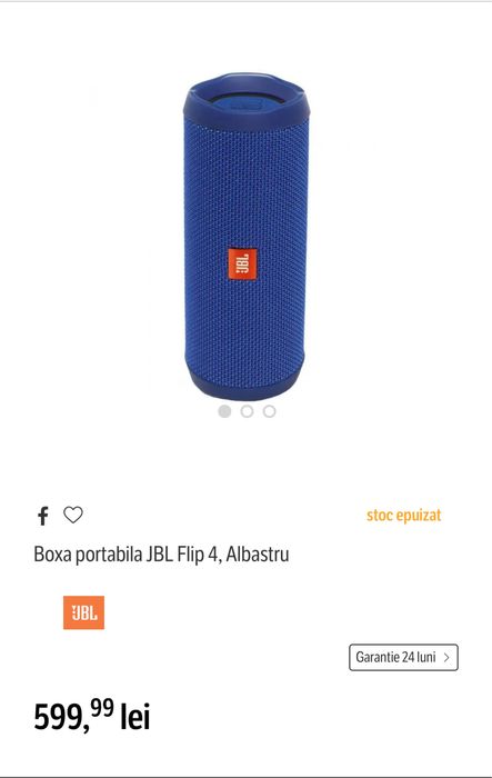 vand  boxa   jbl flip 4
