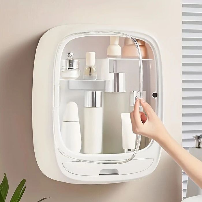 Стенен органайзер за козметика и тоалетни принадлежности