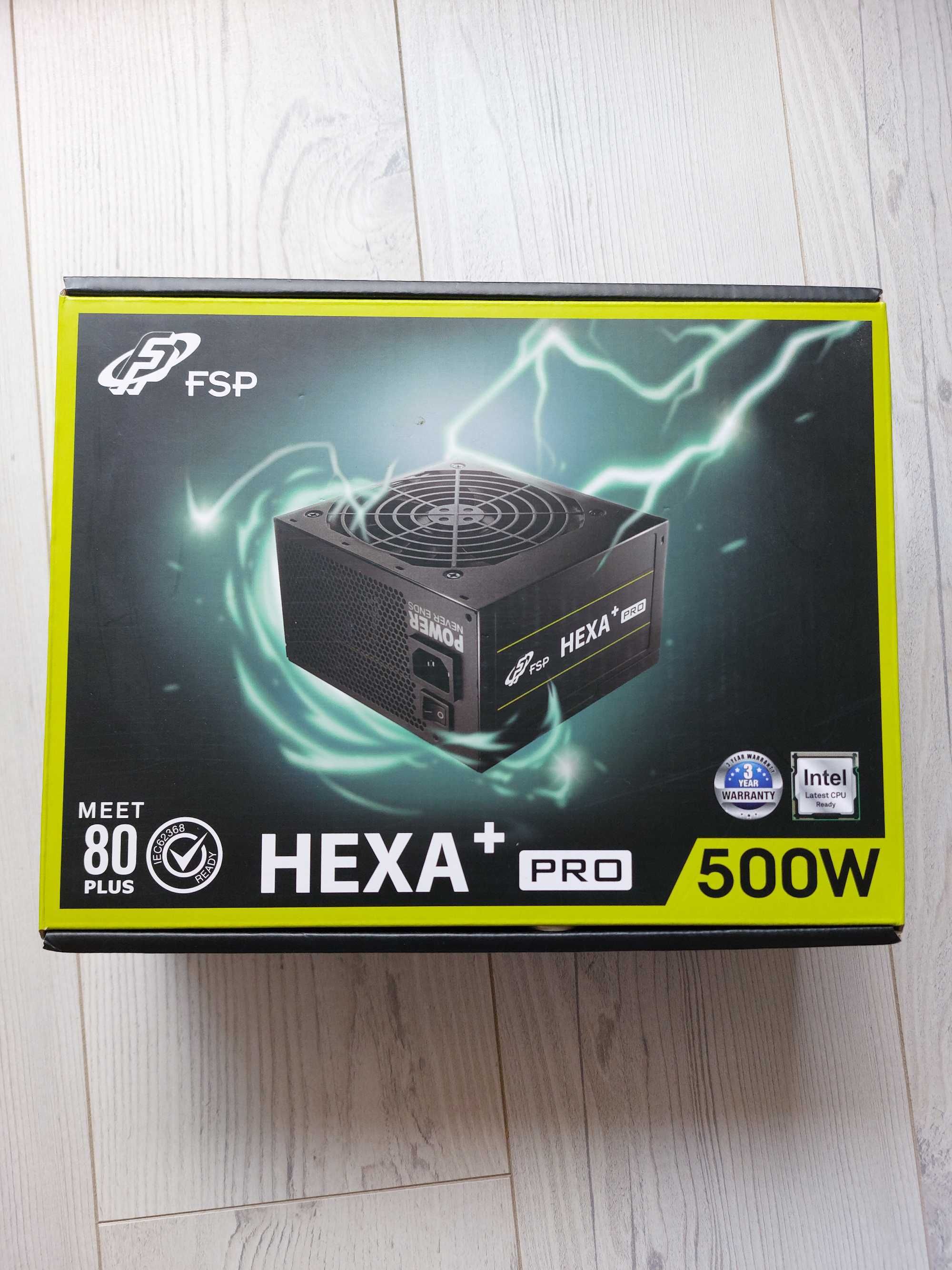 Захранване за компютър FSP Group HEXA+ Pro 500 (H3-500), 500W, 80 Plus