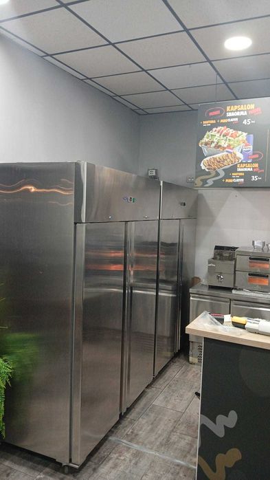 Congelator inox  dublu 1400l, lada frigorifica