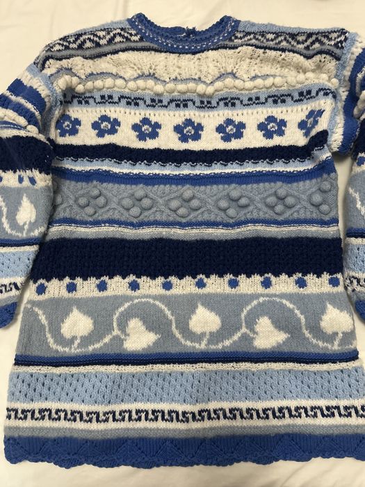 Ръчно плетен блузон