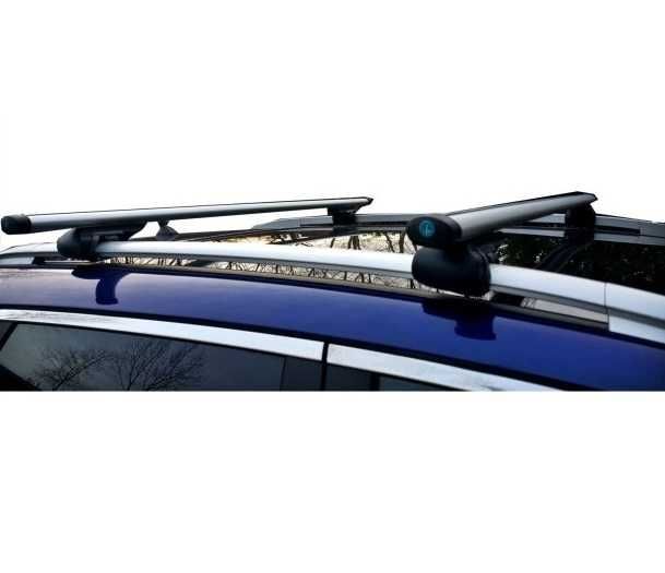 Set 2 bare portbagaj transversale cu cheie pt VW Golf V/ VI Combi