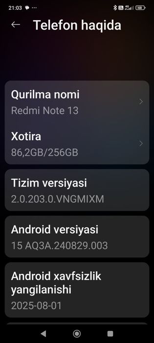 Redmi note 13 yaxshi telifon kamchiliklari yoq