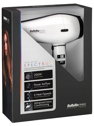 Фен для волос Babyliss Pro Spectrum White Frost - BAB6738