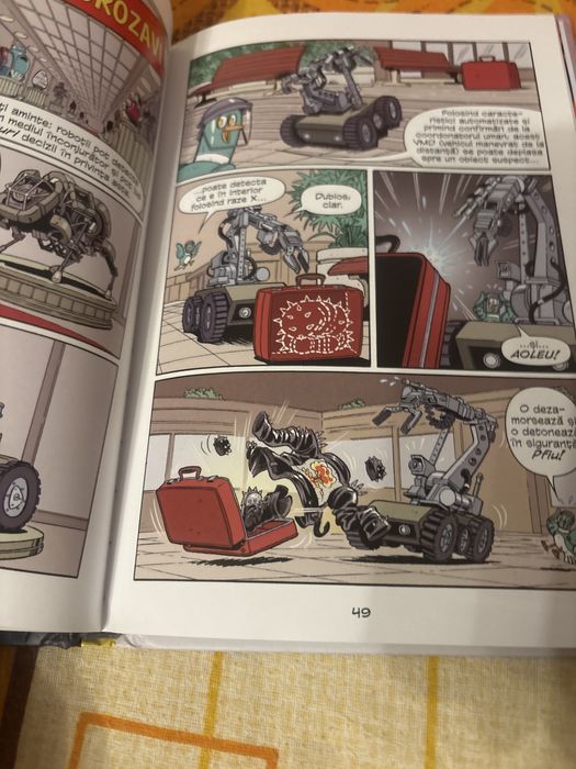 Carte stiinta in comicsuri roboti si drone
