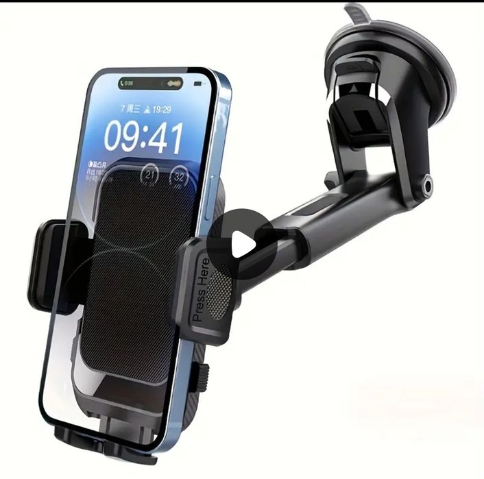 Suport auto cu ventuză
masinã retractabil  cu ventuzä pentru conso