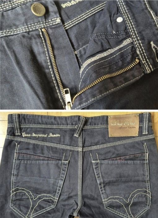 Blugi bărbătești Guru Special Edition - Design Distinctiv - Mărimea 33