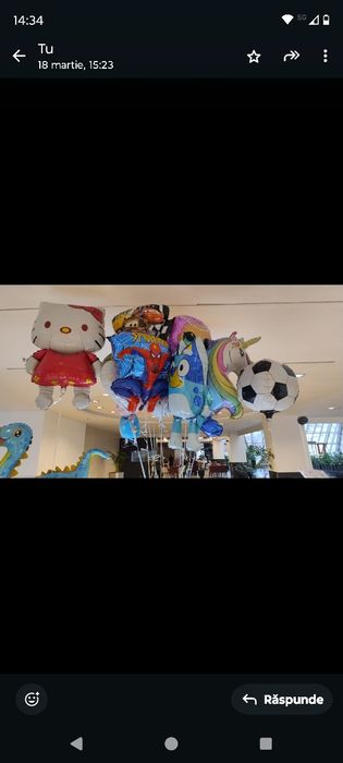 Balcoane cu heliu pentru evenimente nunti botezuri sau zile onomastice