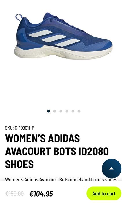 Adidas дамски тенис маратонки н-р 40 25см стелка