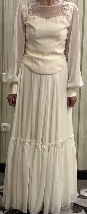 Платье-двойка, одевала 1 раз