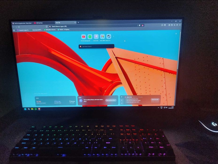 Vand PC gaming tasta+monitor+ casti