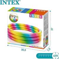 Многоцветен надуваем детски басейн Intex - Идеален за забавления в гра
