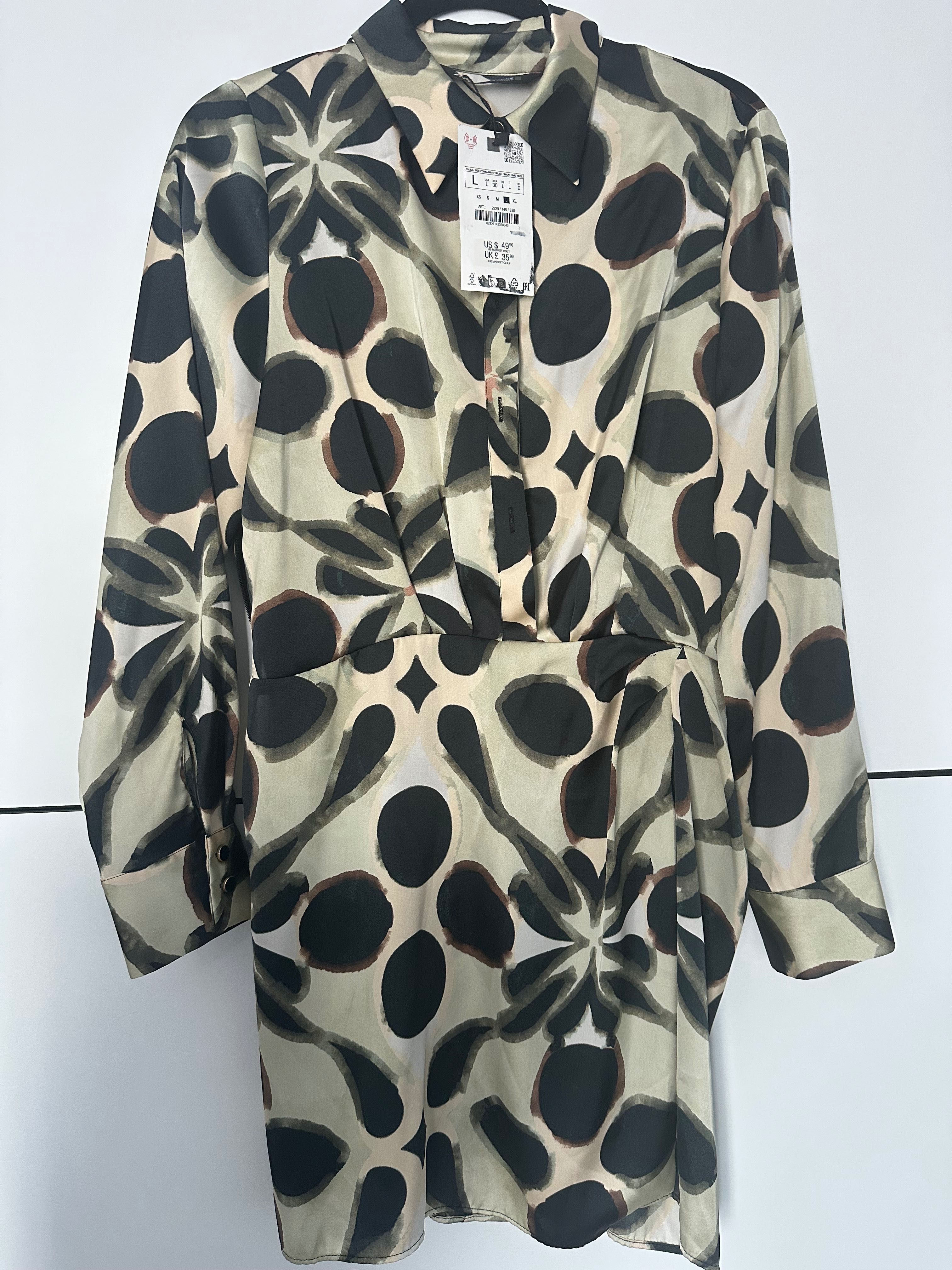 Елегантна рокля на Zara нова с етикет!