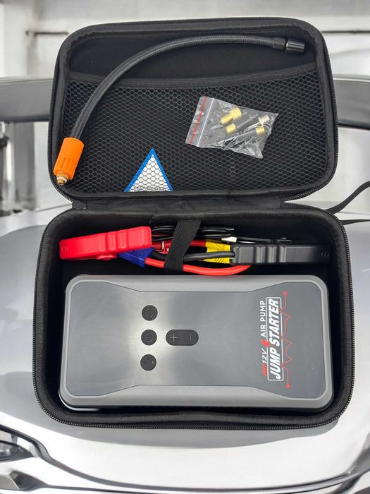 Автомобильный Power Bank – Пусковое устройство и воздушный компрессор