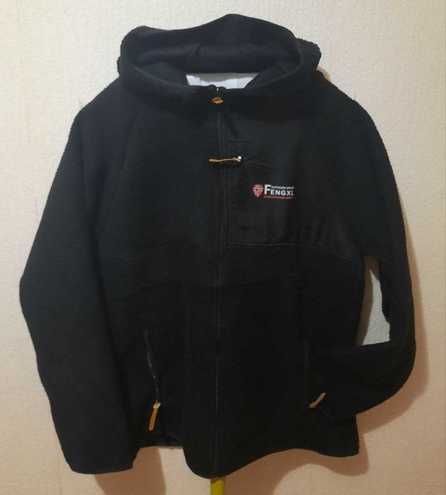 размер 56-58 Начёс Утепл.НОВАЯ Мужская Толстовка 4XL Привезли с Японии