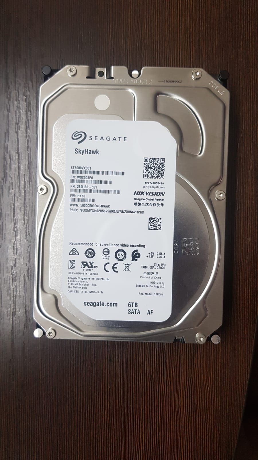 Жесткий диск hdd 6 тб