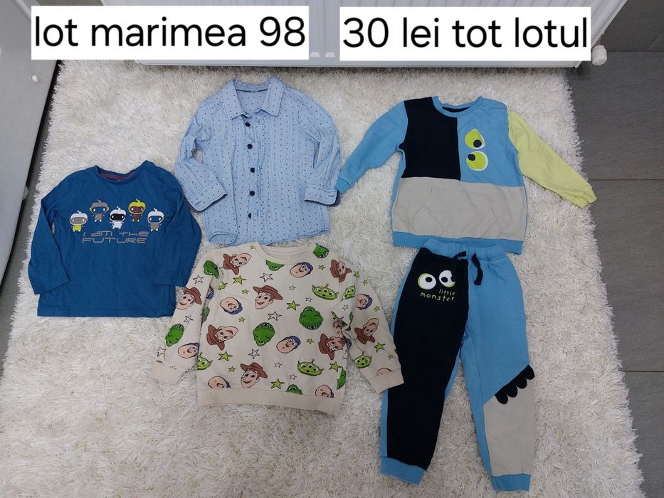 Loturi haine băieți mărimea 92 și 98