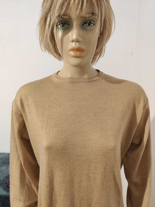 Bluza  camel din lina pura virgina Made in Germany-masura 44-Noua!