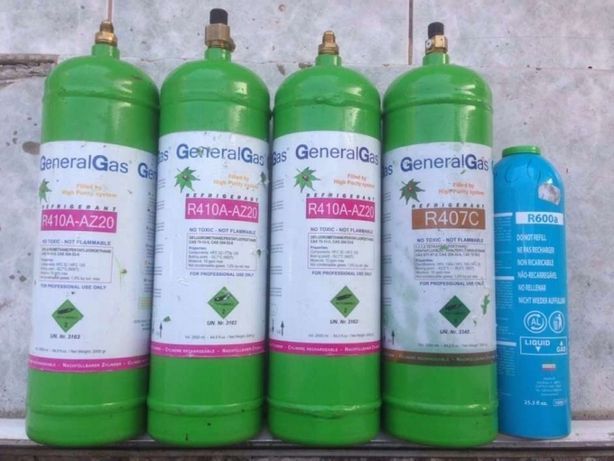 Freon in butelie 1kg r407c r410a r134a r404a r32 refrigerant gaz