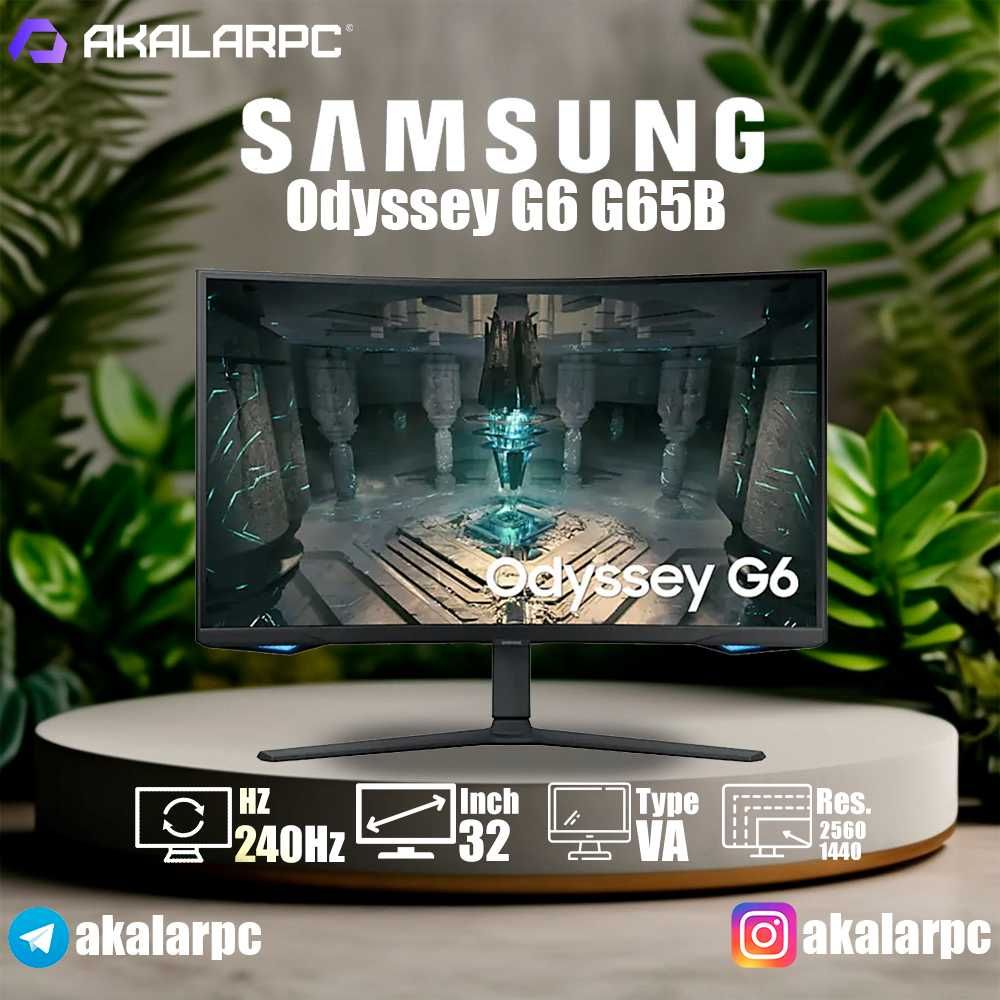 Samsung Odyssey G6 G65B 32 2K 240Hz - LS32BG650SMXZN