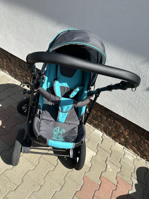 Carucior 3 in 1 Krausman Clasic Turquoise