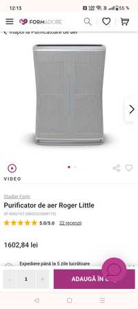 Purificator aer Stadler form Roger little
