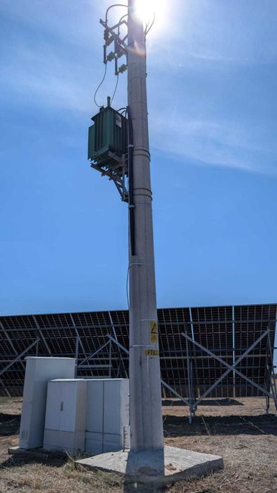 Transformator 250kv MECA TRANSFORMATORI Italia + stalp