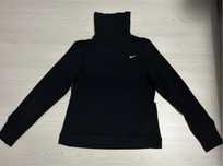 Bluza cu guler inalt culoarea negru