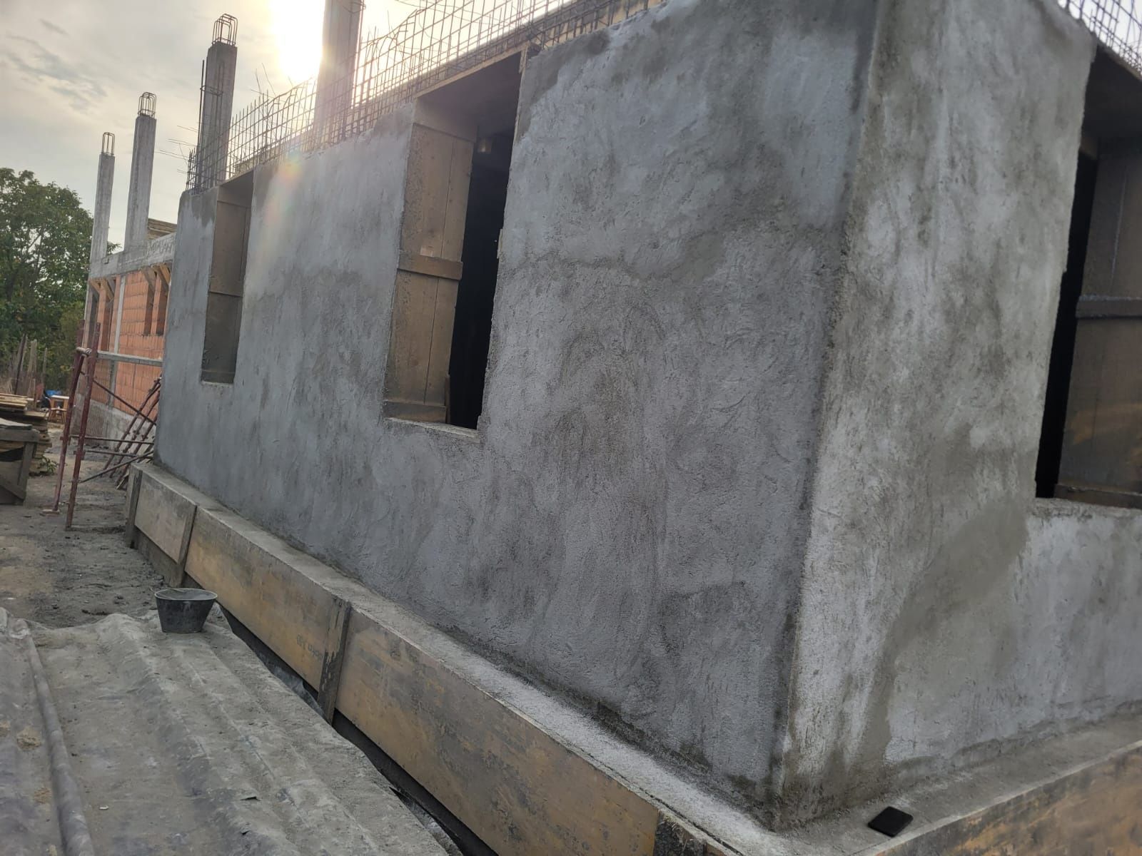 Beton torcretat, tencuiala torcretata, torcretare beton