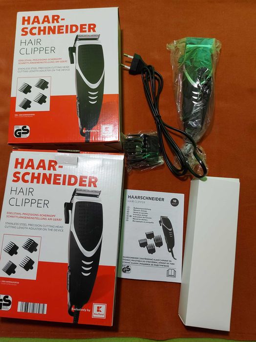 Aparat / Masina  electrica pentru tuns -220V, cu accesorii (NOU)