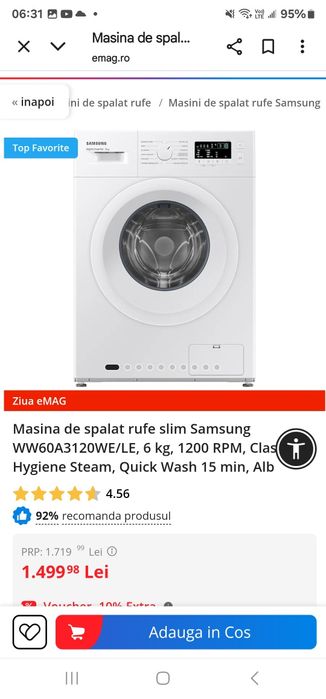 Masina de spalat bosch maxx5