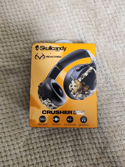 Наушники Skullcandy Сrushеr АNC 2 : 2025 REAL TREE EDGE BLACK