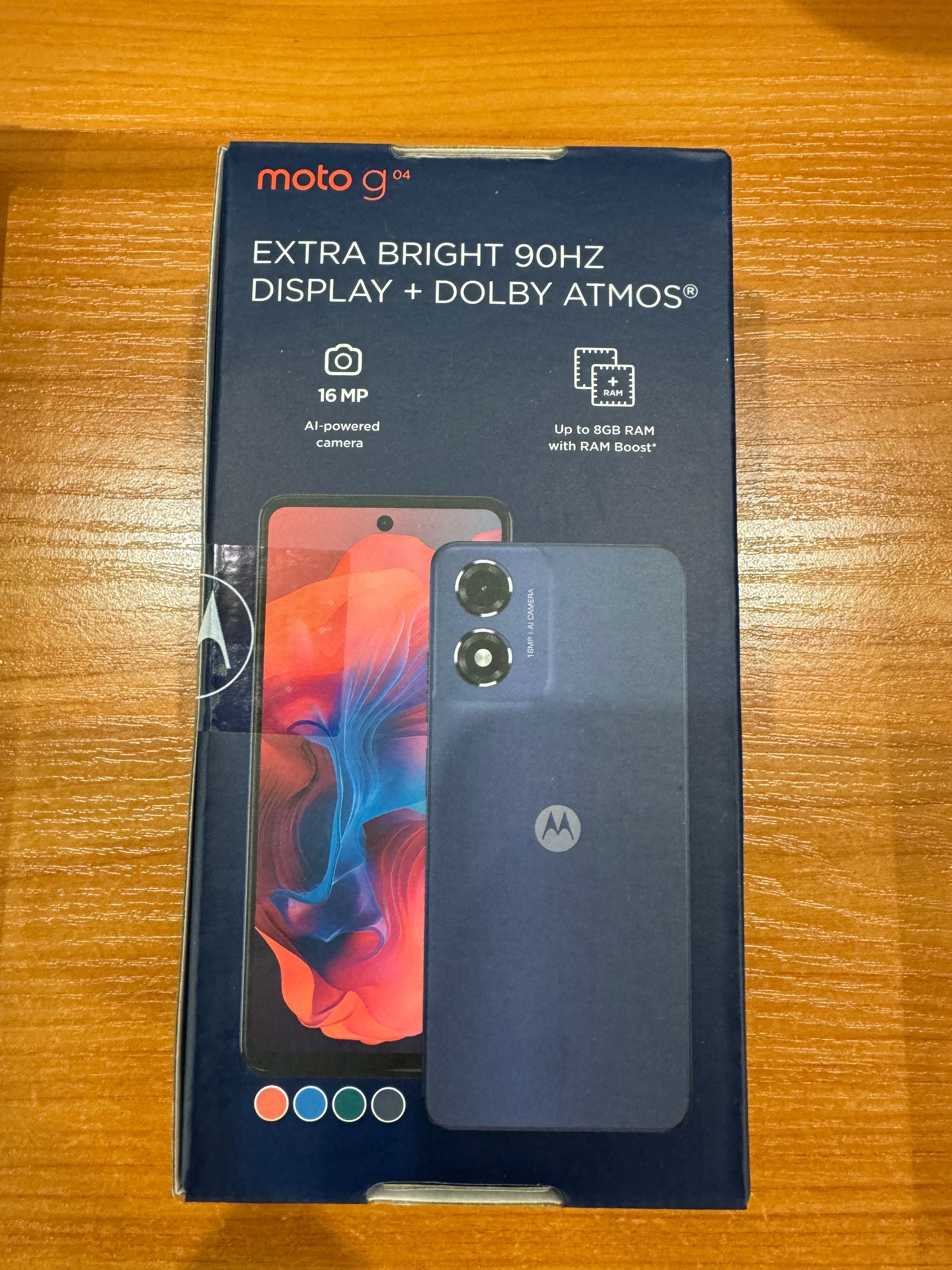 Телефон Moto g 04 Чисто нов