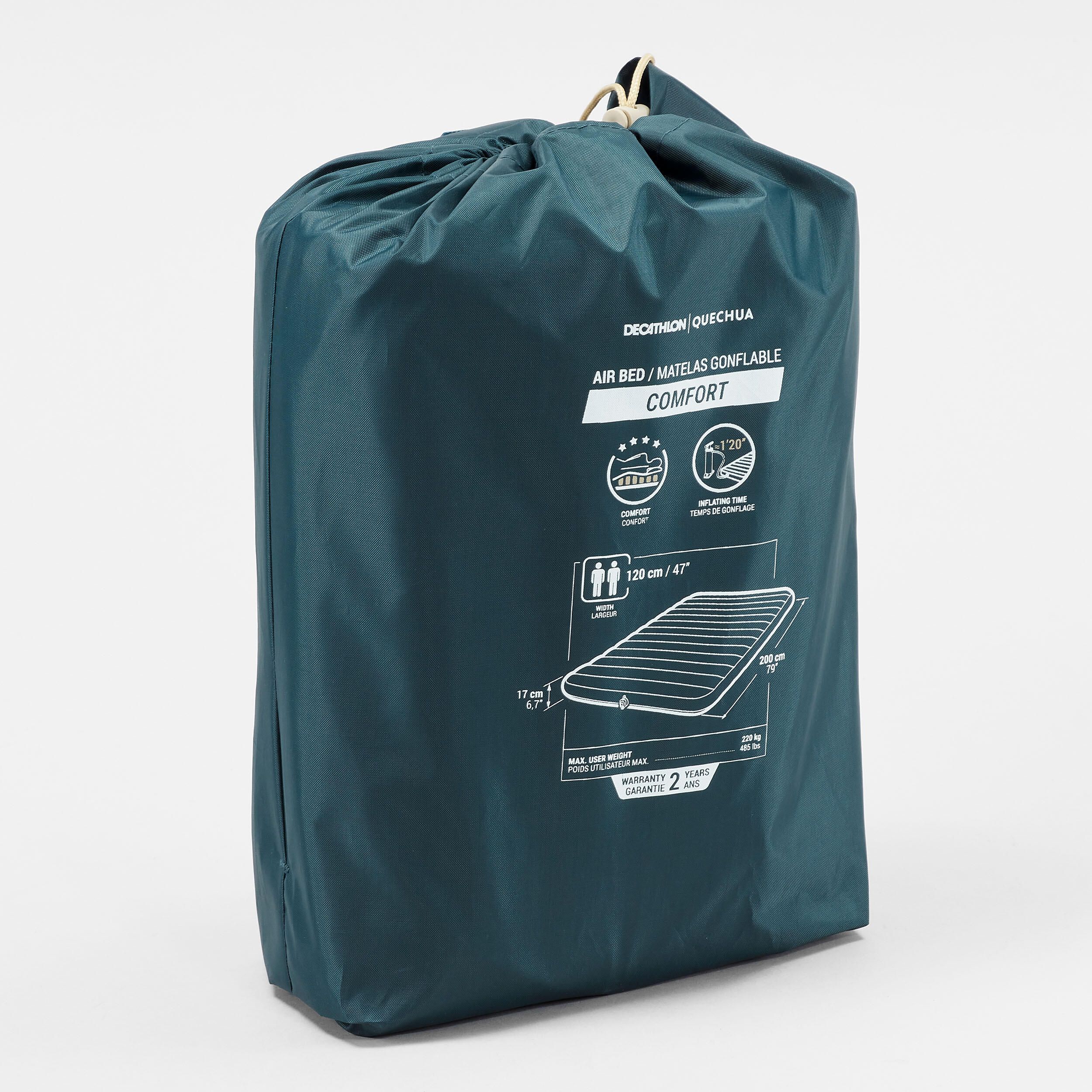 Saltea Gonflabilă Air Comfort 120 - produs resigilat (nou) Decathlon