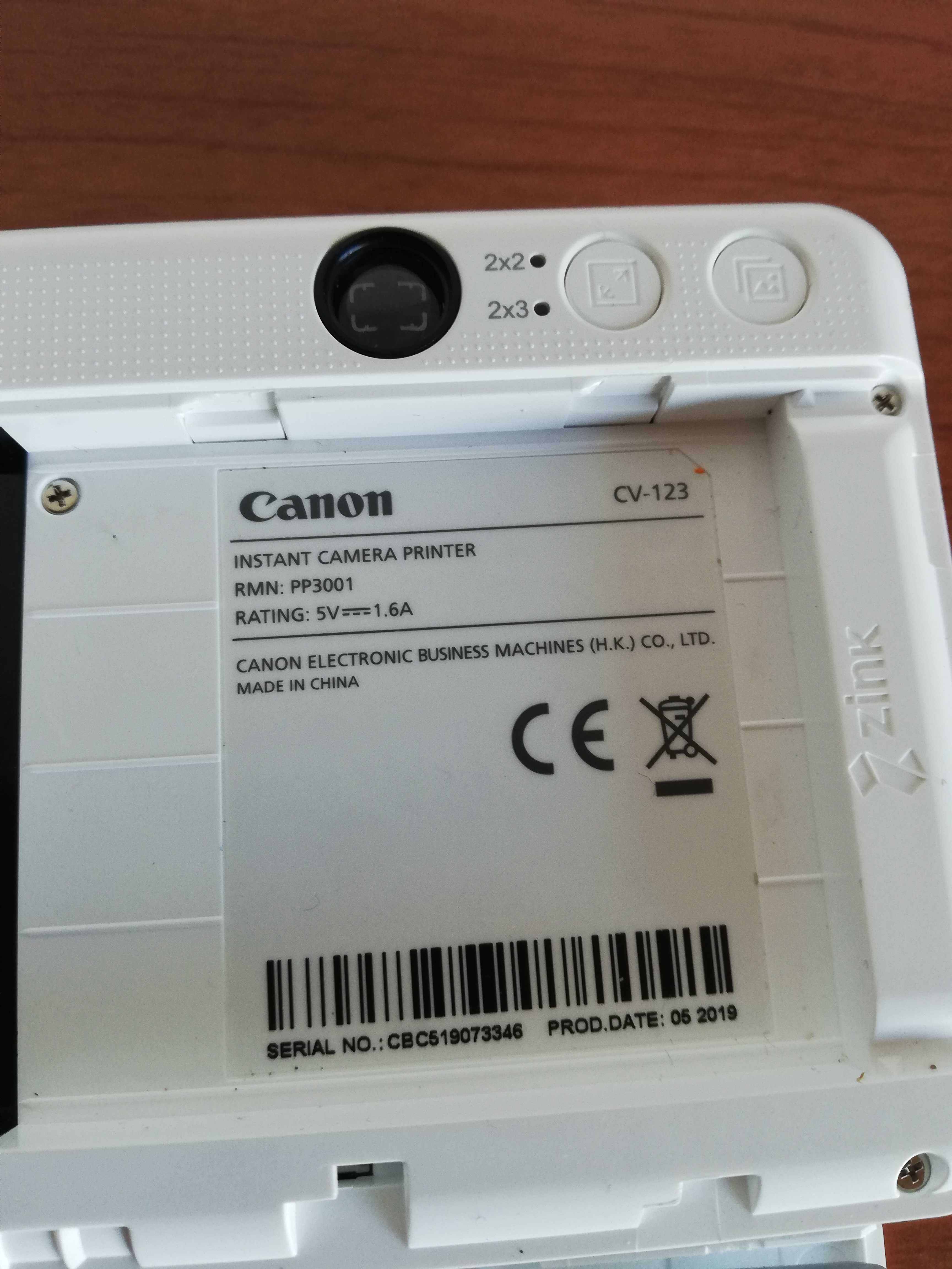 Canon Zoemini CV123 инстантна камера без батерия