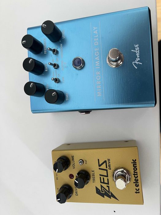 Fender Mirror Image Delay и TC Electronic Zeus Drive – като нови