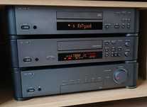 Set Sony seria 7 amplificator, casetofon, cd
