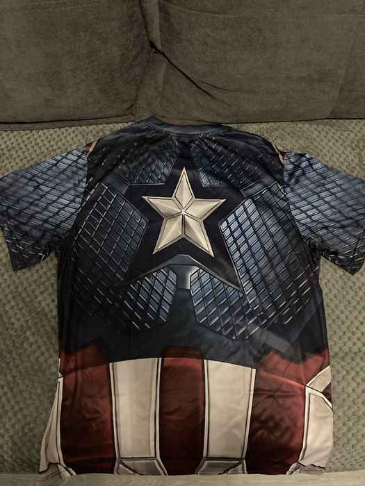 Tricou Captain America fitness gym antrenament