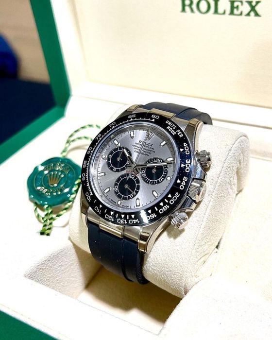 Rolex Daytona Gray Dial Rubber Steel